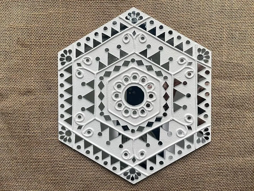 Shisha mirror work embroidery - traditional Kutch craft