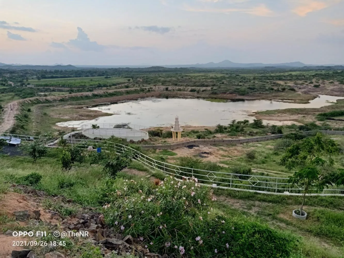 Evening sky over Kachchh in Kutch Gujarat