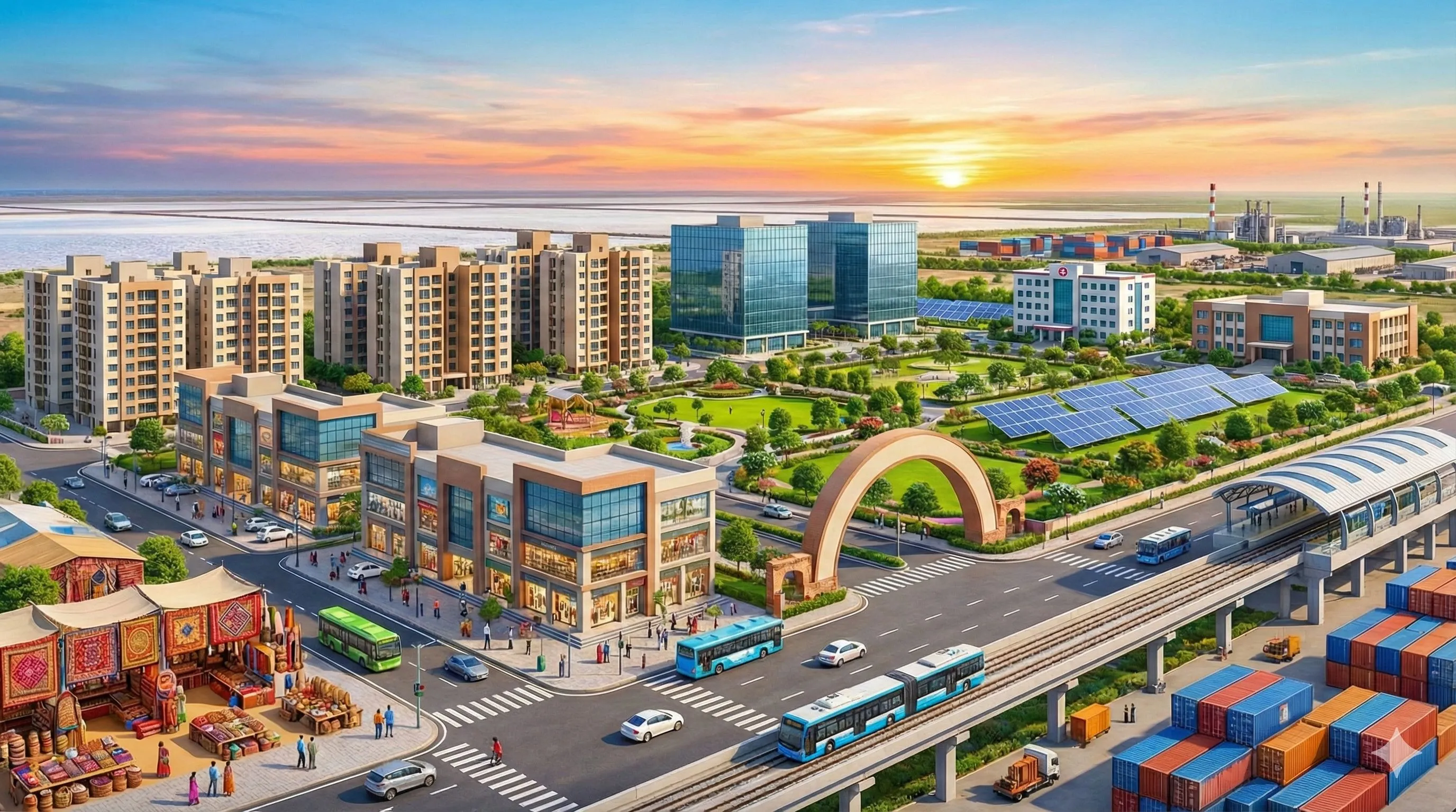 Gandhidham in Kutch Gujarat