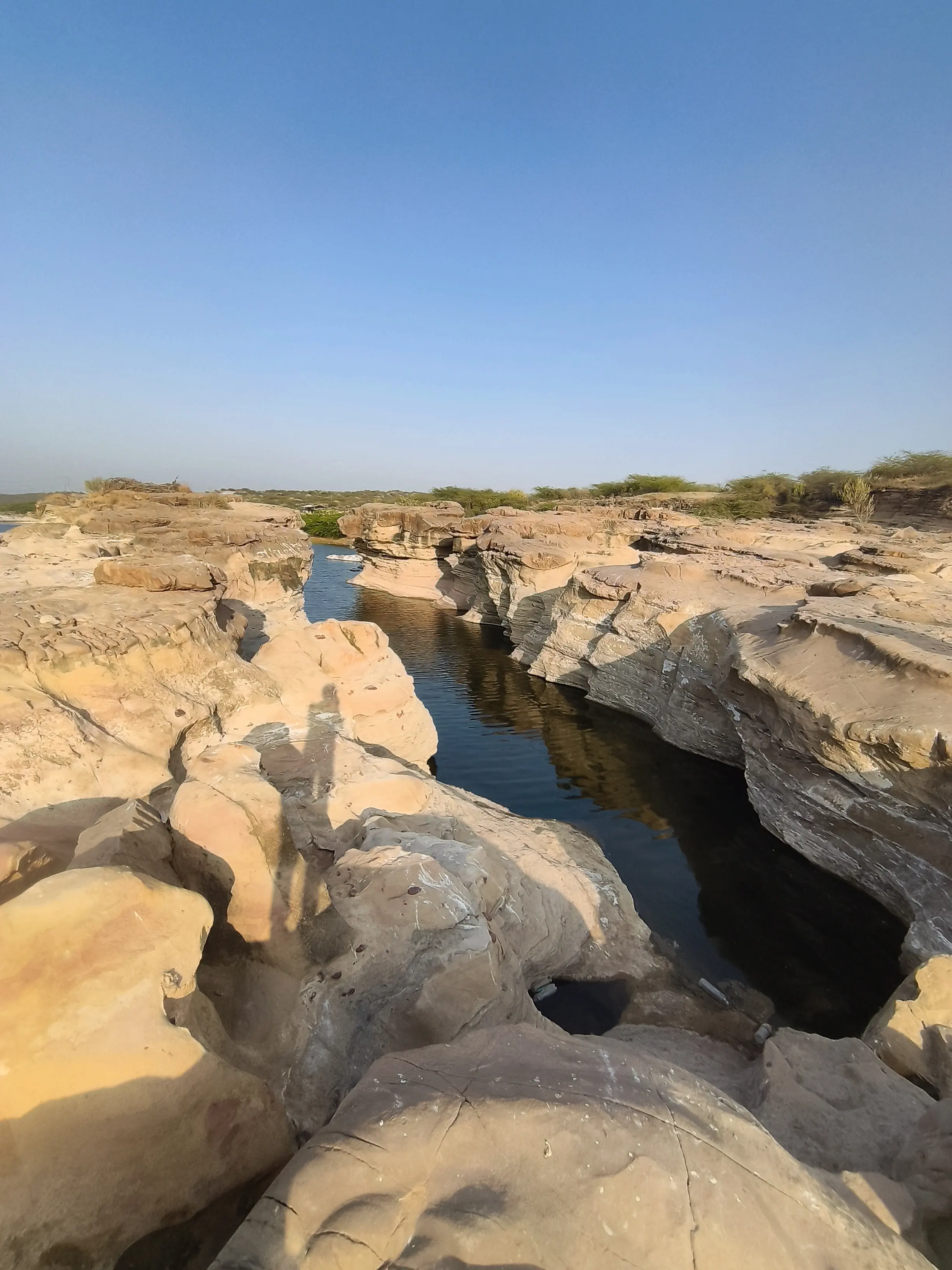 Rock Pillars at Kadia Dhrow in Kutch Gujarat