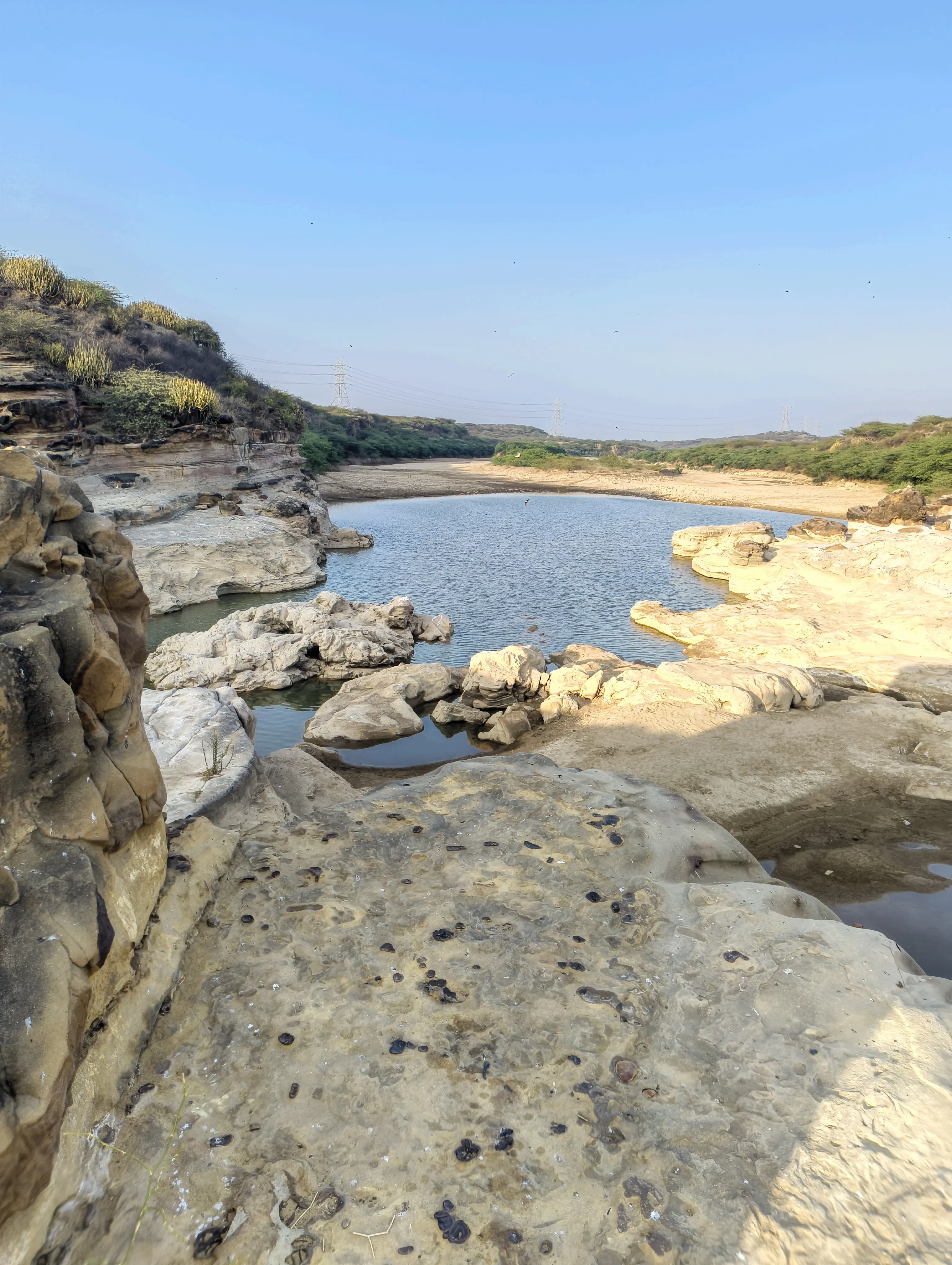Landscape of Kadia Dhrow in Kutch Gujarat