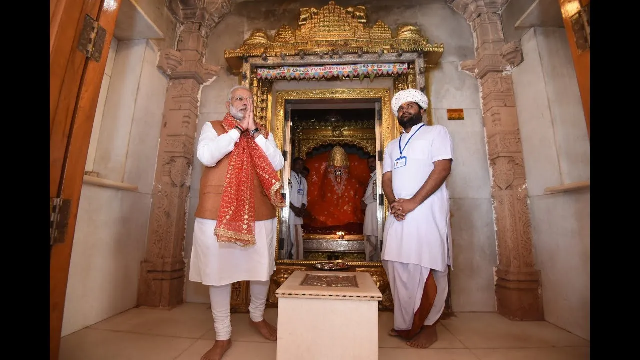 Temple at Night in Kutch Gujarat